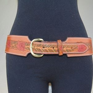 LEATHER SASH BELT